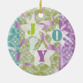JOY Holiday Keepsake Ornament (Achterkant)