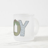 JOY Holiday Tshirts en geschenken Matglas Koffiemok (Voorkant rechts)