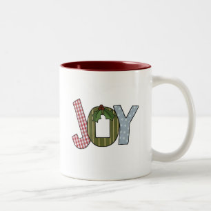 JOY Holiday Tshirts en geschenken Tweekleurige Koffiemok