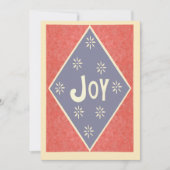 Joy Holiday Wishes Christmas Kaart (Voorkant)