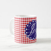 Joy Homemade Christmas Scrapbook Memory Party Mug (Devant gauche)