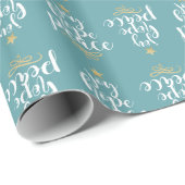 Joy, Hope and Peace Gift Wrapping Cadeaupapier (Rol Hoek)