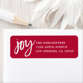 Joy in White Etiket (Insitu)