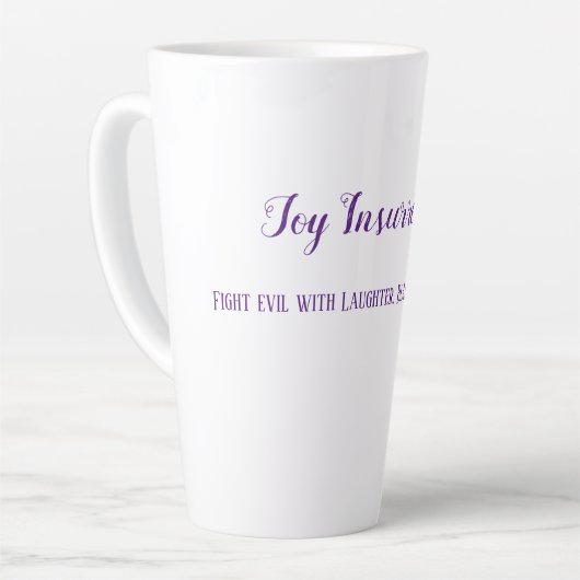 Joy Insurrection 16 oz Latte Mug (Angle gauche)