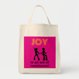 Joy is an act of resistance! - tote bag (2-sided)
