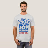 Joy is Back Harris Walz T-Shirt (Voorkant volledig)