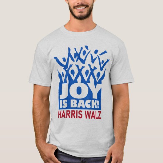 Joy is Back Harris Walz T-Shirt (Voorkant)