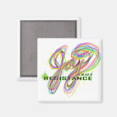 Joy is een daad van verzet magneet (Voorkant / Achterkant)