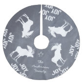 Joy Joy Moose Kerstmis Kerstboom Rok (Voorkant)