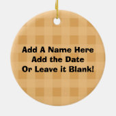 Joy Joy Santa Ornament (Achterkant)