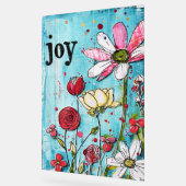 *~* JOY Joyfull - Fleur Whimsical colorée (Angle)