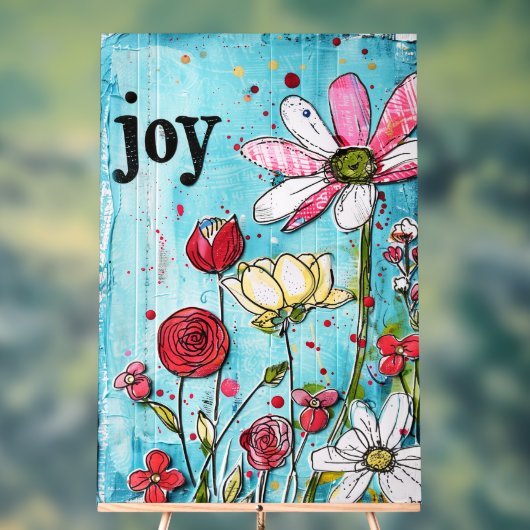 *~* JOY Joyfull - Fleur Whimsical colorée (Neutre)