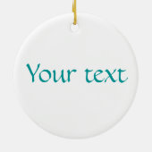 Joy Kanji Symbol  Ornament (Achterkant)