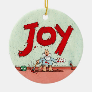 JOY KERAMISCH ORNAMENT