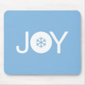 Joy Kerstblauw Muismat (Voorkant)