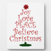 Joy kerstboom fotoplaat (Voorkant)