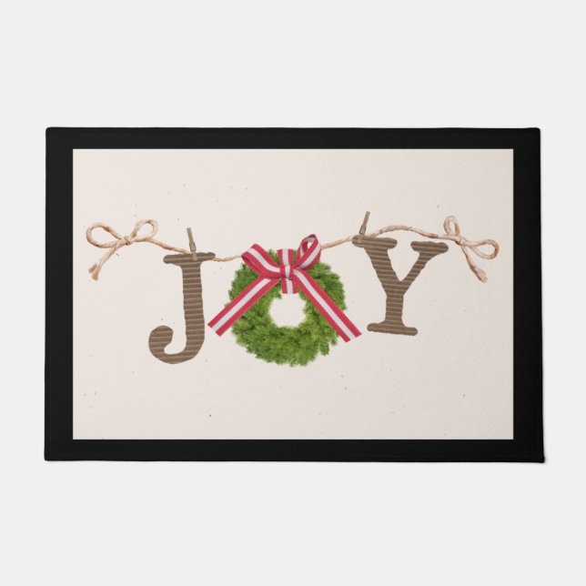 Joy Kerstdoormat Deurmat (Voorkant)