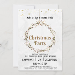 JOY Kerstfeest Uitnodiging Sjabloon,