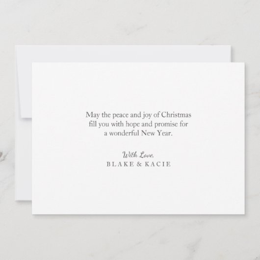 JOY kerstfotokaarten / Feestdagen Kaart (Achterkant)