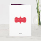 JOY Kerstkaart Feestdagen Kaart (Achterkant)