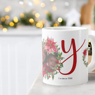 JOY Kerstkrans Foto Jumbo Mok