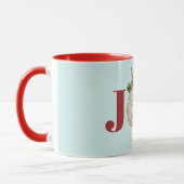 Joy Kerstmis en Dollar Holly Berries Kustal Mok (Links)