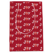 Joy KerstWinter Medium Cadeauzakje (Voorkant)