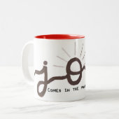 Joy komt in de Morning mok (Voorkant links)