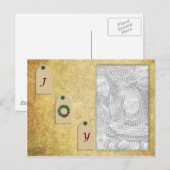 Joy Label Sjabloon Briefkaart (Voorkant / Achterkant)