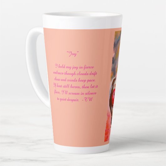"Joy" Latte Mug (Angle gauche)