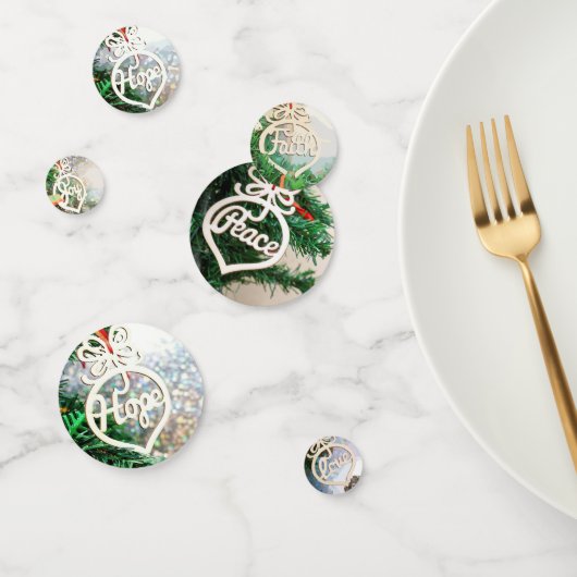 Joy Love Hope Peace Faith Confetti (Groep)