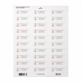 Joy Love Peace Believe Christmas Holiday Label (Full Sheet)
