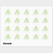 Joy, Love, Peace Kerstenvelop & Gift Sticker (Vel)