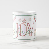 Joy Main Drag Nom de Noël Mug (Devant)