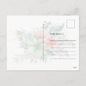 Joy Minimalist 3 Photo Collage Holiday Briefkaart (Achterkant)