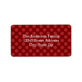 Joy Mod Dots - Étiquette de adresse (Devant)