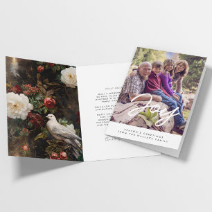 Joy Modern Inspirerend Familiefoto Feestdagen Kaart