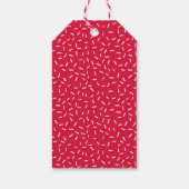 Joy Modern Typography Personalized Holiday Cadeaulabel (Achterkant)