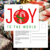 JOY Mooie Kerststok Kerstdag Ornament Kerstmis Feestdagenkaart