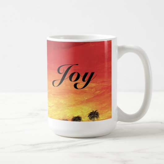 Joy - Mug "Fête du désert" par All Joy Art (Droite)