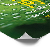 JOY Nehemiah 8:10 Inspirerend Christelijk Poster (Hoek)