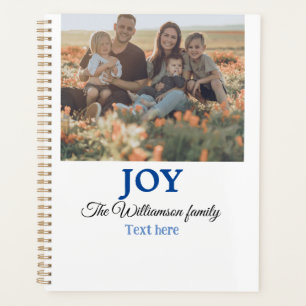 Joy noël ajouter nom de famille photo cadeaux de v