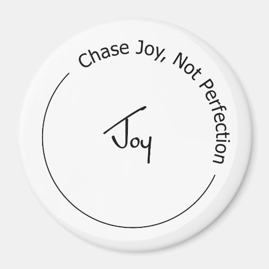 Joy Not Perfection Magneet (Voorkant)