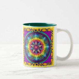 Joy nu! tweekleurige koffiemok
