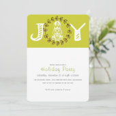 Joy Nutcracker Invitation de fête de vacances (Debout devant)