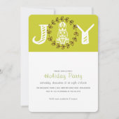 Joy Nutcracker Invitation de fête de vacances (Devant)