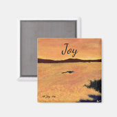 Joy - "Ocean Joy" Magnet par All Joy Art (Recto/Verso)