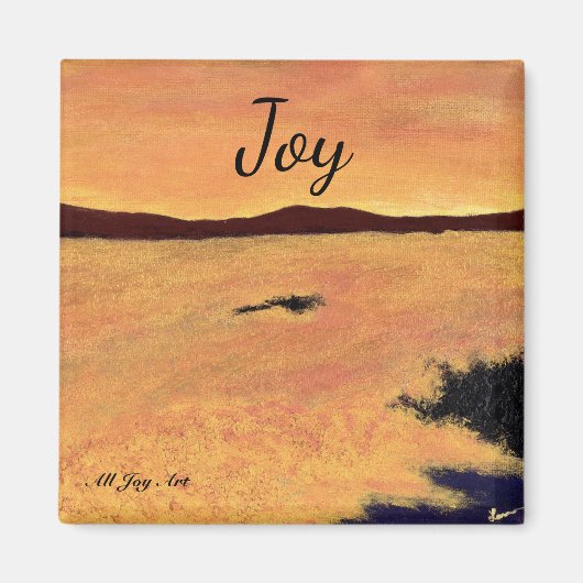 Joy - "Ocean Joy" Magnet par All Joy Art (Devant)