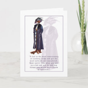 Joy of a Hat Greeting Card Kaart