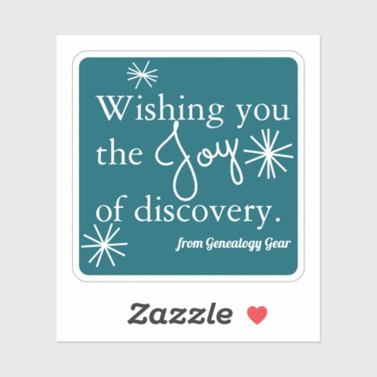 Joy of Discovery Sticker (Vel)